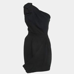 Vintage Just Cavalli Elegant Black One-Shoulder Dress